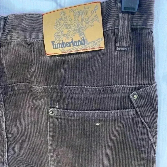 Timberland Women’s Corduroy Straight Leg Pants Brown Size 18 (US 10) - Picture 10 of 13